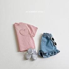 Load image into Gallery viewer, VIVID KIDS DENIM FRILL SHORTS*PREORDER