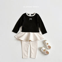 將圖片載入圖庫檢視器中，VIVID KIDS 迷你緞帶撞色T卹*預購