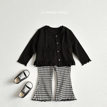 將圖片載入圖庫檢視器中，VIVID KIDS 鏤空開襟衫套裝*預購