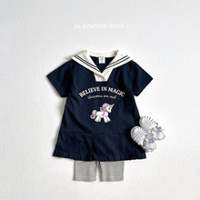 Load image into Gallery viewer, VIVID KIDS COLLAR SAILOR DRESS *PREORDER