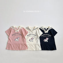 Load image into Gallery viewer, VIVID KIDS COLLAR SAILOR DRESS *PREORDER