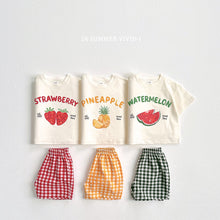 Load image into Gallery viewer, VIVID KIDS SUMMER CHECK FRUIT SET*PREORDER