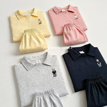 Load image into Gallery viewer, VIVID KIDS SUMMER COLLAR BEAR EMBROIDERY SET*PREORDER