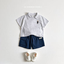 Load image into Gallery viewer, VIVID KIDS SUMMER COLLAR BEAR EMBROIDERY SET*PREORDER