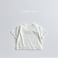 Load image into Gallery viewer, VIVID KIDS STITCH PANEL SHORT SLEEVES SHIRTS*PREORDER