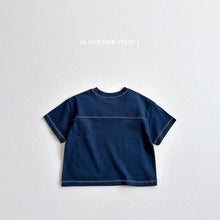 Load image into Gallery viewer, VIVID KIDS STITCH PANEL SHORT SLEEVES SHIRTS*PREORDER