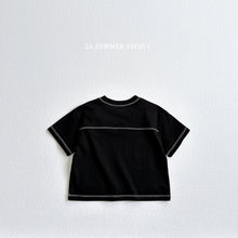 Load image into Gallery viewer, VIVID KIDS STITCH PANEL SHORT SLEEVES SHIRTS*PREORDER