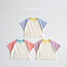 Load image into Gallery viewer, VIVID KIDS COLOR BLOCK TEE*PREORDER