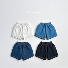 Load image into Gallery viewer, VIVID KIDS SPANDEX DENIM SHORTS*PREORDER