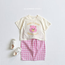 Load image into Gallery viewer, VIVID KIDS CHECK WIDE PANTS*PREORDER