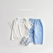 Load image into Gallery viewer, VIVID KIDS CHECK WIDE PANTS*PREORDER