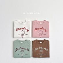 Load image into Gallery viewer, VIVID KIDS STRAWBERRY RAW TEE*PREORDER