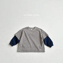 Load image into Gallery viewer, VIVID KIDS COMBO STRIPE TEE*PREORDER