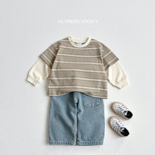 Load image into Gallery viewer, VIVID KIDS COMBO STRIPE TEE*PREORDER