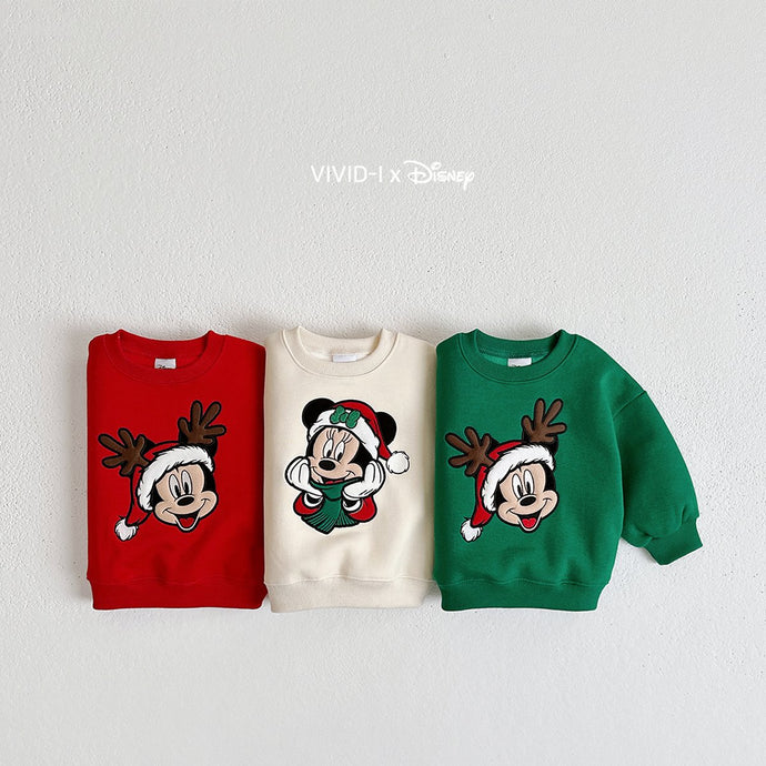 VIVID KIDS WINTER MICKEY SWEAT SHIRT**PREORDER