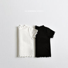 Load image into Gallery viewer, VIVID KIDS RAW FRILL TEE*PREORDER
