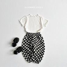 Load image into Gallery viewer, VIVID KIDS RAW FRILL TEE*PREORDER