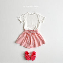 Load image into Gallery viewer, VIVID KIDS RAW FRILL TEE*PREORDER