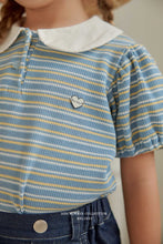 Load image into Gallery viewer, MEL KIDS SUMMER SOUL STRIPE COLLAR TEE**PREORDER