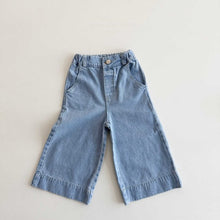 Load image into Gallery viewer, MEL KIDS SUMMER CROPPED WIDE PANTS**PREORDER