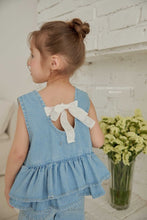 Load image into Gallery viewer, MEL KIDS SUMMER SLEEVELESS CAN CAN BLOUSE**PREORDER