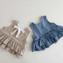 Load image into Gallery viewer, MEL KIDS SUMMER SLEEVELESS CAN CAN BLOUSE**PREORDER