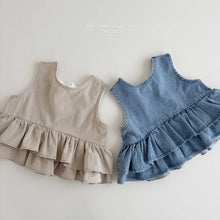 Load image into Gallery viewer, MEL KIDS SUMMER SLEEVELESS CAN CAN BLOUSE**PREORDER