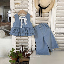Load image into Gallery viewer, MEL KIDS SUMMER SLEEVELESS CAN CAN BLOUSE**PREORDER