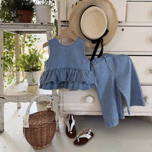 Load image into Gallery viewer, MEL KIDS SUMMER SLEEVELESS CAN CAN BLOUSE**PREORDER