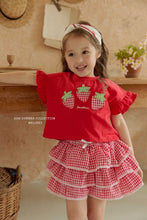 Load image into Gallery viewer, MEL KIDS SUMMER CHECK FRILL PANTS**PREORDER