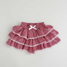 Load image into Gallery viewer, MEL KIDS SUMMER CHECK FRILL PANTS**PREORDER