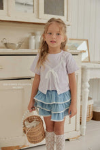 Load image into Gallery viewer, MEL KIDS SUMMER DENIM FRILL PANTS**PREORDER