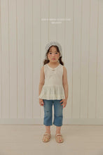 Load image into Gallery viewer, MEL KIDS SUMMER V NECK FRILL TOP**PREORDER