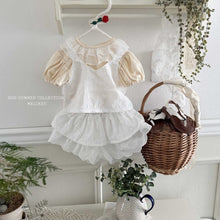 Load image into Gallery viewer, MEL KIDS SUMMER LACE FRILL COLLAR SHIRT**PREORDER