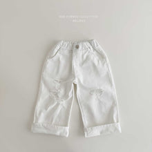 Load image into Gallery viewer, MEL KIDS SUMMER MESH DENIM PANTS**PREORDER