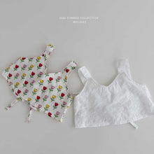 Load image into Gallery viewer, MEL KIDS SUMMER LACE V NECK TOP**PREORDER