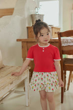 Load image into Gallery viewer, MEL KIDS SUMMER BUTTON  TEE**PREORDER