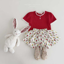 Load image into Gallery viewer, MEL KIDS SUMMER BUTTON  TEE**PREORDER