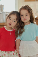 Load image into Gallery viewer, MEL KIDS SUMMER BUTTON  TEE**PREORDER