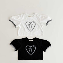 Load image into Gallery viewer, MEL KIDS SUMMER BOW CROP TOP**PREORDER