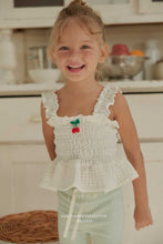 Load image into Gallery viewer, MEL KIDS SUMMER CHERRY TUCK BLOUSE*PREORDER