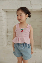 Load image into Gallery viewer, MEL KIDS SUMMER CHERRY TUCK BLOUSE*PREORDER
