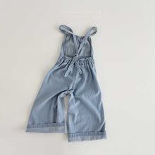 Load image into Gallery viewer, MEL KIDS SUMMER POCKET SUSPENDER SUIT*PREORDER