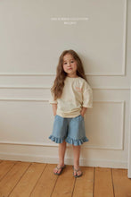 Load image into Gallery viewer, MEL KIDS SUMMER FRILL DENIM PANTS*PREORDER