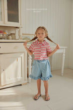 Load image into Gallery viewer, MEL KIDS SUMMER FRILL DENIM PANTS*PREORDER
