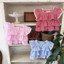 Load image into Gallery viewer, MEL KIDS SUMMER CAN CAN SLEEVELESS BLOUSE*PREORDER