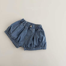 Load image into Gallery viewer, MEL KIDS SUMMER DENIM BUBBLE PANTS*PREORDER