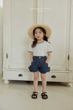Load image into Gallery viewer, MEL KIDS SUMMER TUTU FRILL DENIM SHORTS*PREORDER
