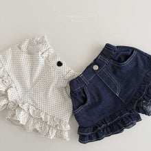 Load image into Gallery viewer, MEL KIDS SUMMER TUTU FRILL DENIM SHORTS*PREORDER