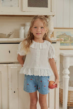 Load image into Gallery viewer, MEL KIDS SUMMER NATURAL PUFF BLOUSE*PREORDER